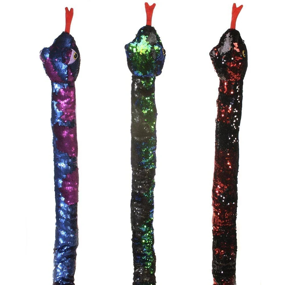 Fiesta Toys 62″ Sequin Snake Plush Toy