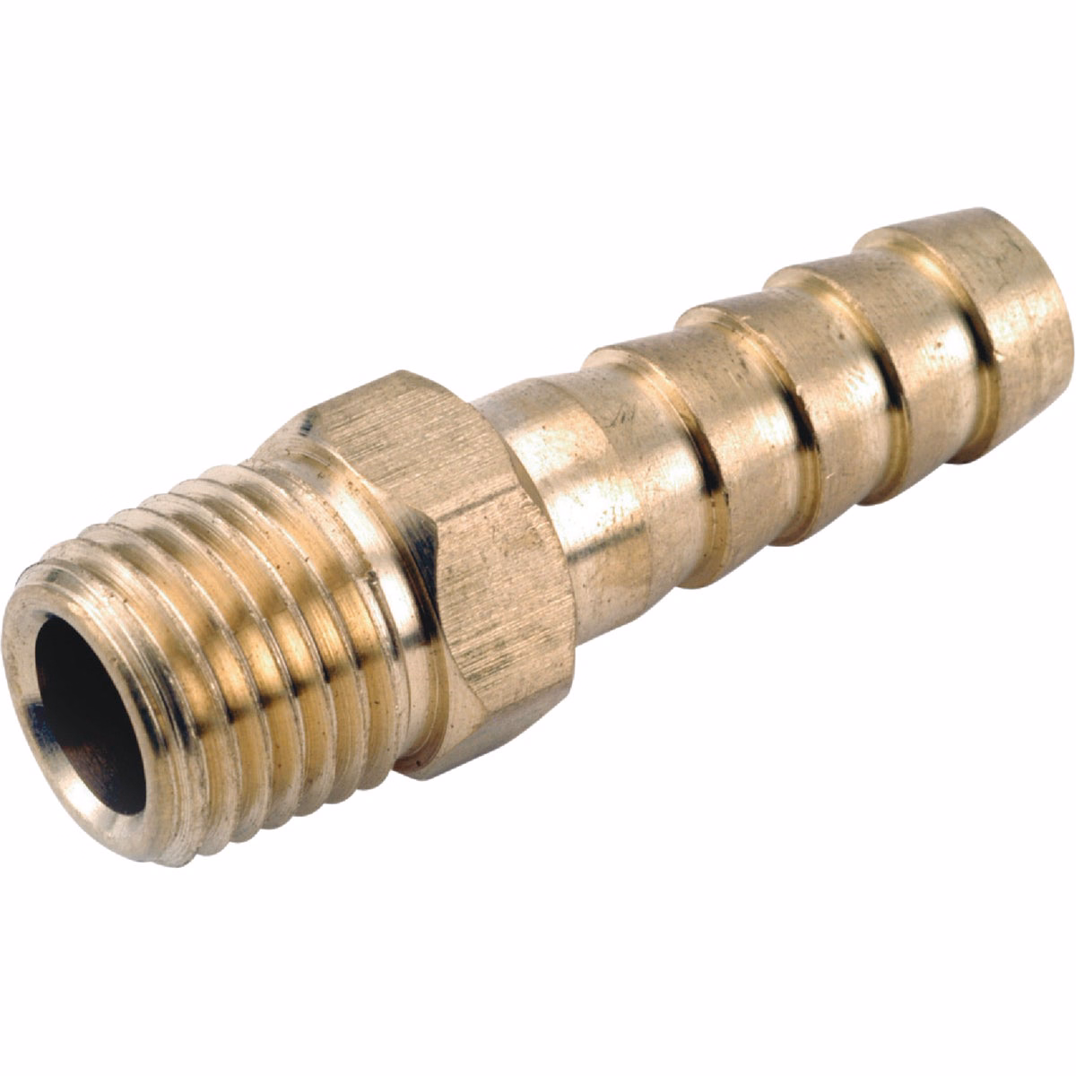 Anderson Metals 1/4 In. ID x 1/4 In. MPT Brass Hose Barb