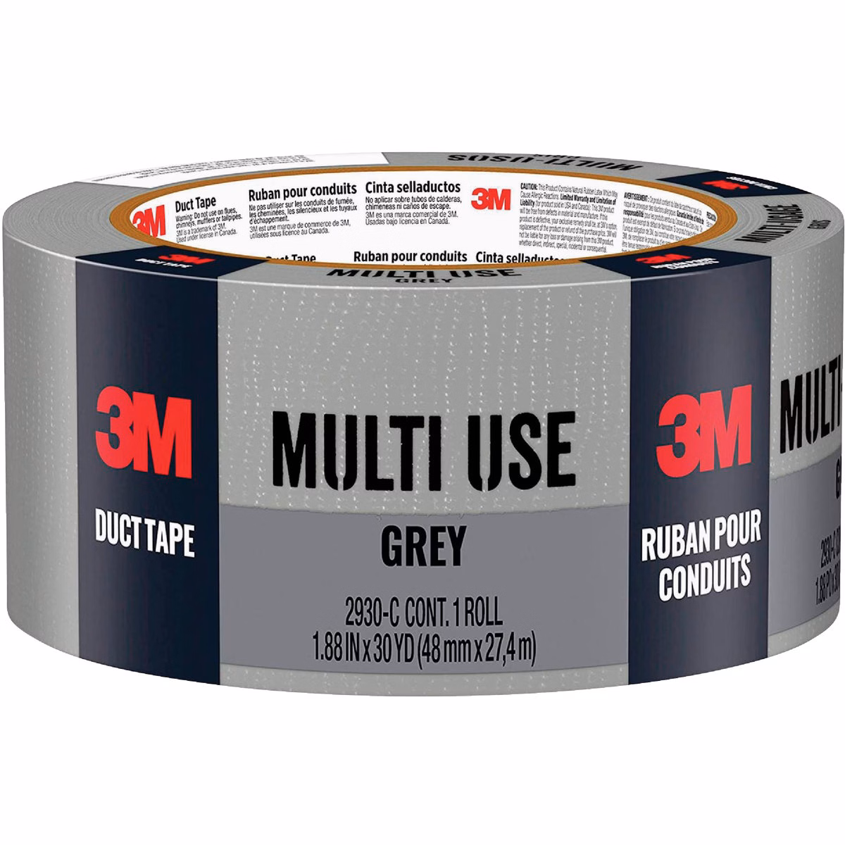 3M 1.88 In. x 20 Yd. Heavy Duty Duct Tape, Gray