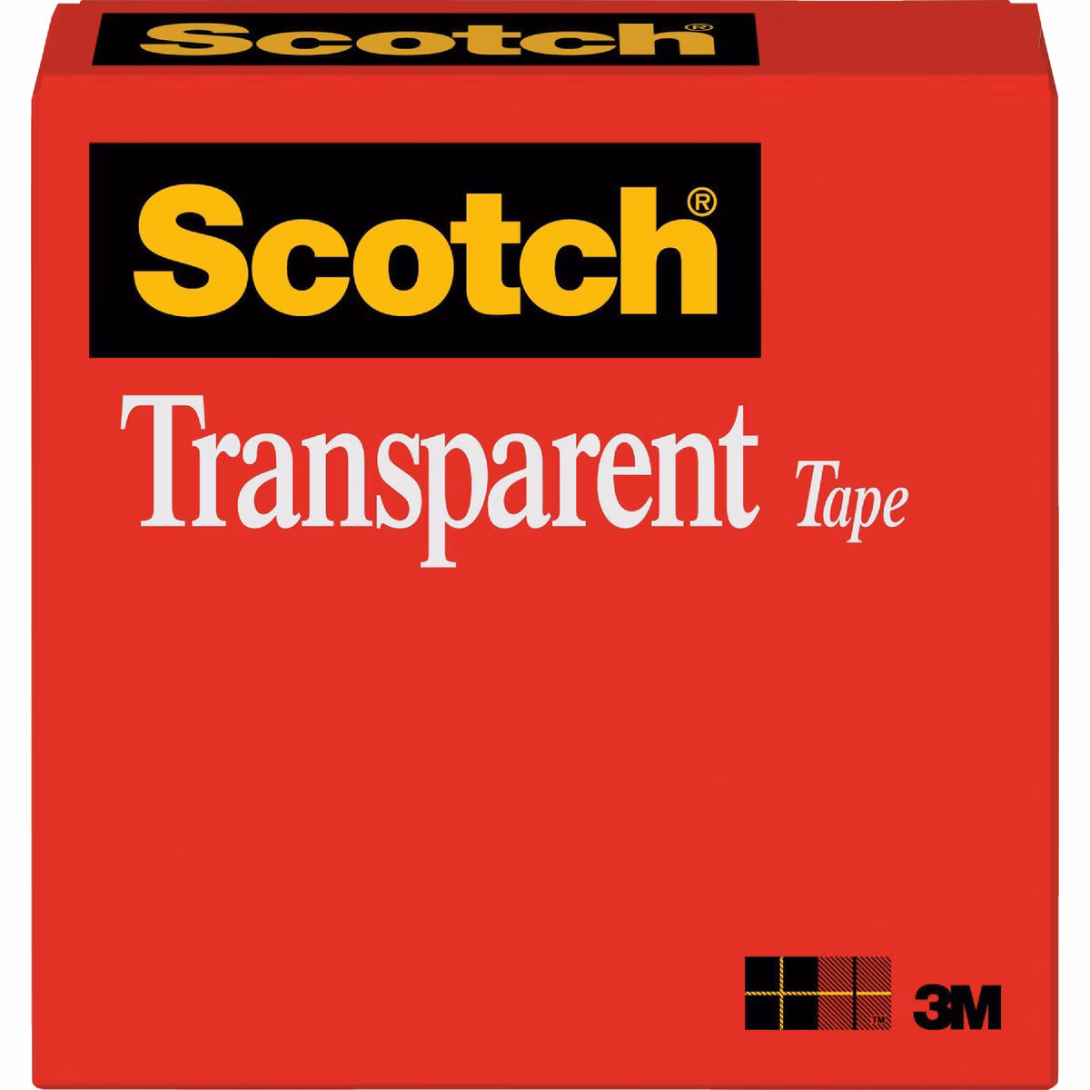 Scotch Transparent Tape Refill, 1/2 In. x 2592 In.