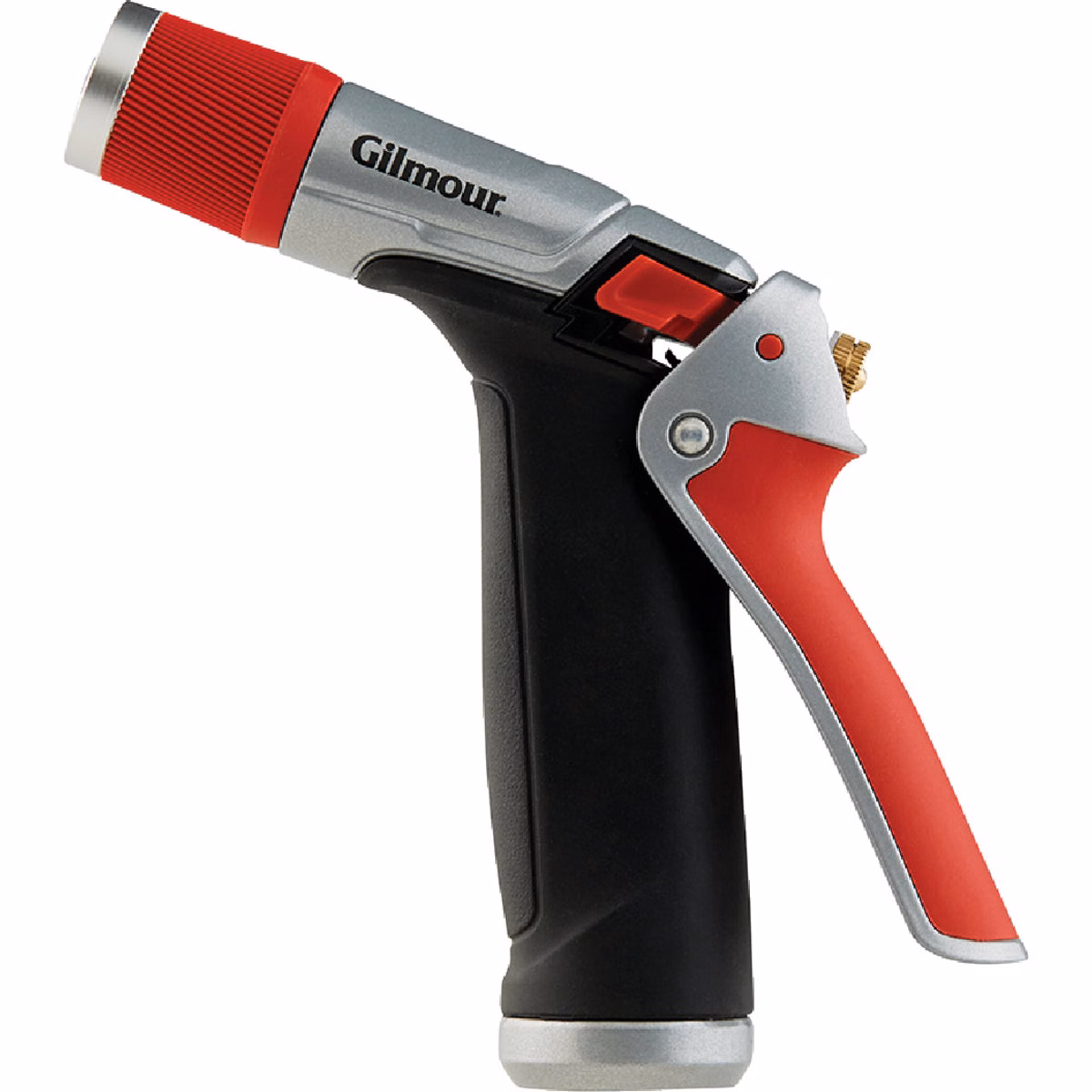 Gilmour Pro Zinc Pistol Nozzle, Red & Black