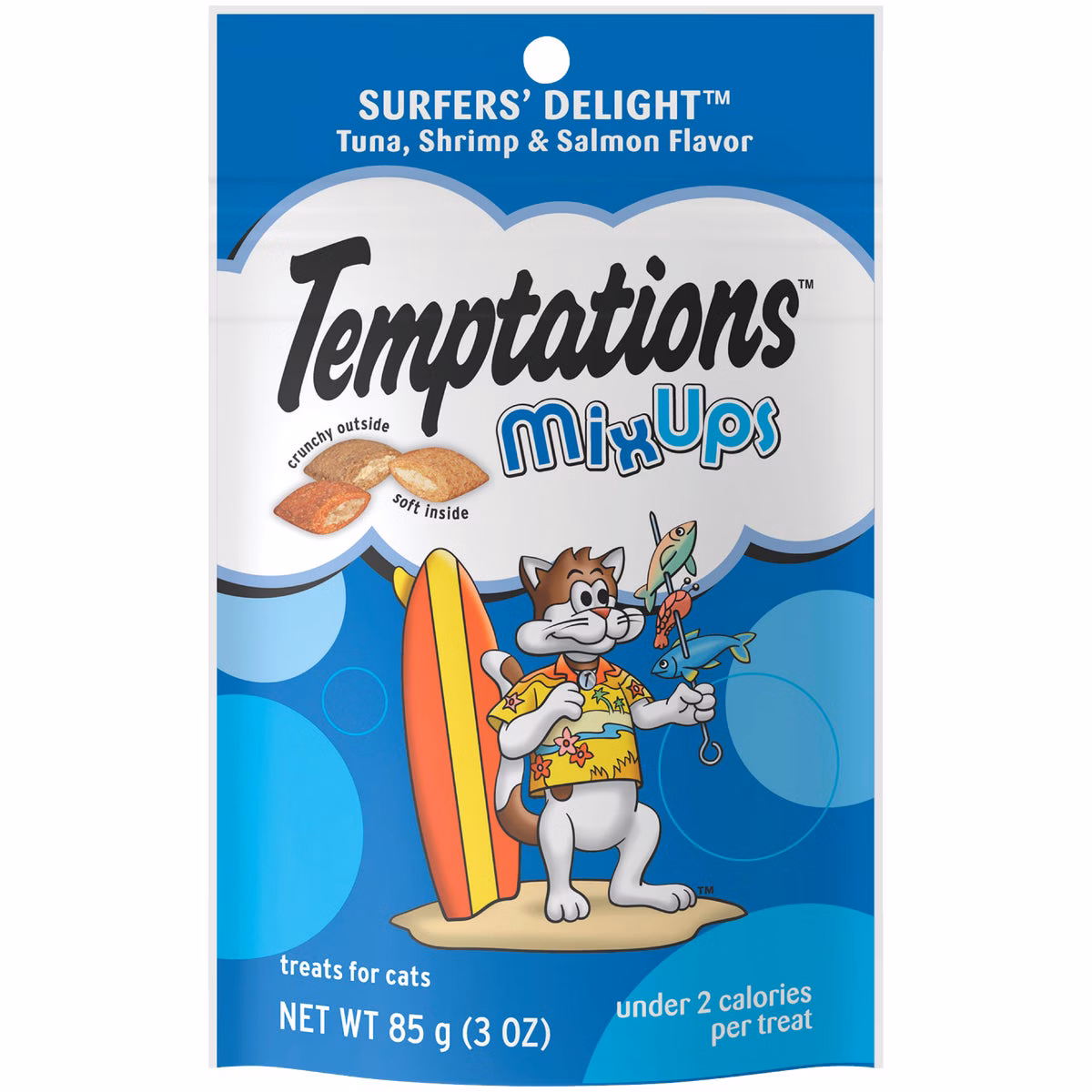 Temptations Mix Ups Surfers' Delight 3 Oz. Cat Treats
