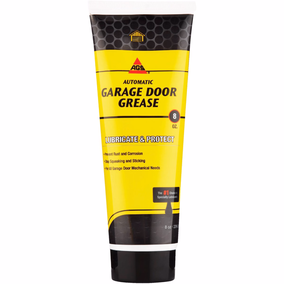 AGS 8 Oz. White Lithium Squeeze Tube Garage Door Opener Grease