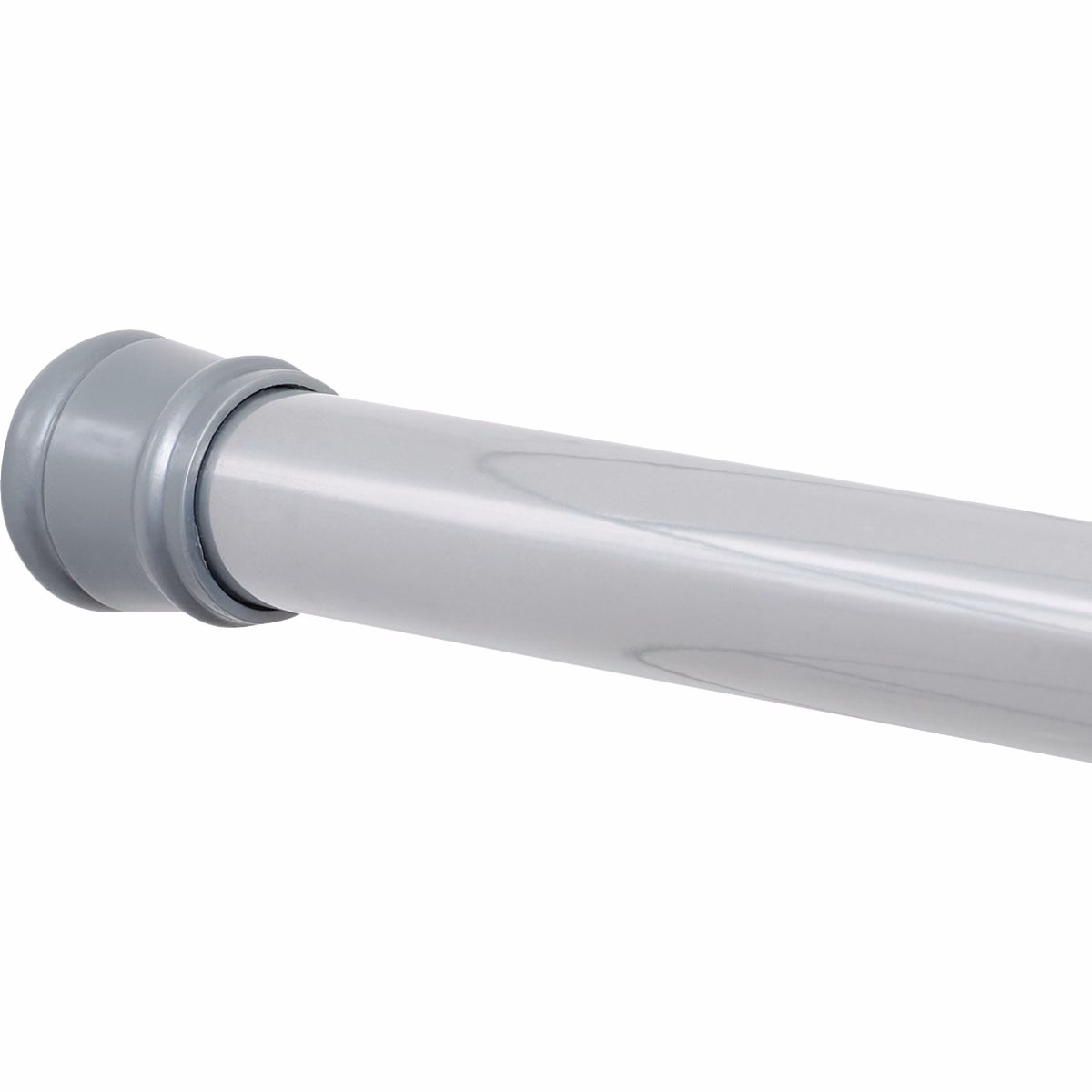 Zenith Zenna Home Straight 24 In. To 40 In. Adjustable Tension Shower Rod in Chrome