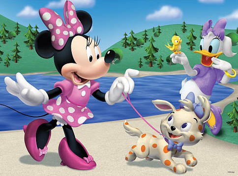 Minnie Mouse Bow-tique 24 Pc Lenticular Puzzle – Minnie and her Puppy
