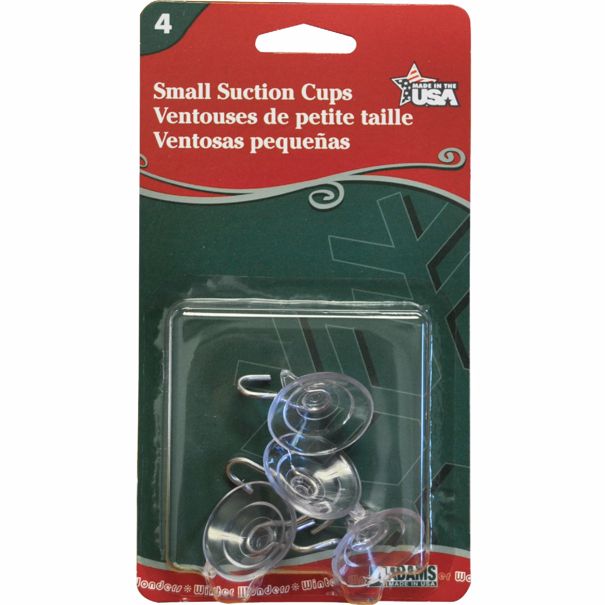 Adams 1-1/8 In. 1 Lb. Holding Capacity Suction Cup (4-Pack)