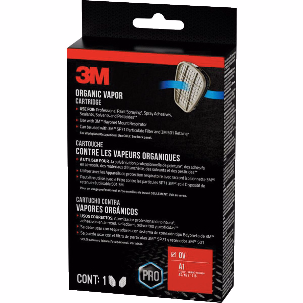 3M OV/P95 Professional Paint Replacement Filter Cartridge (2-Pack)