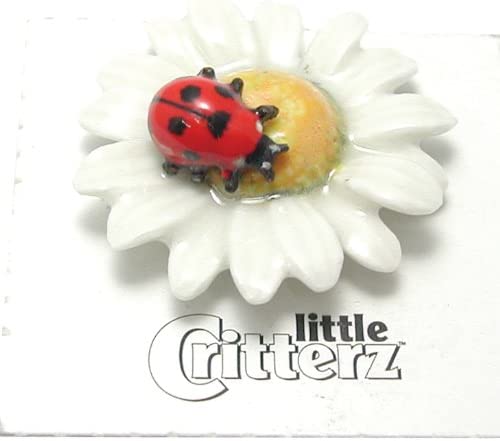 Little Critterz “Daisy” Ladybug on Flower