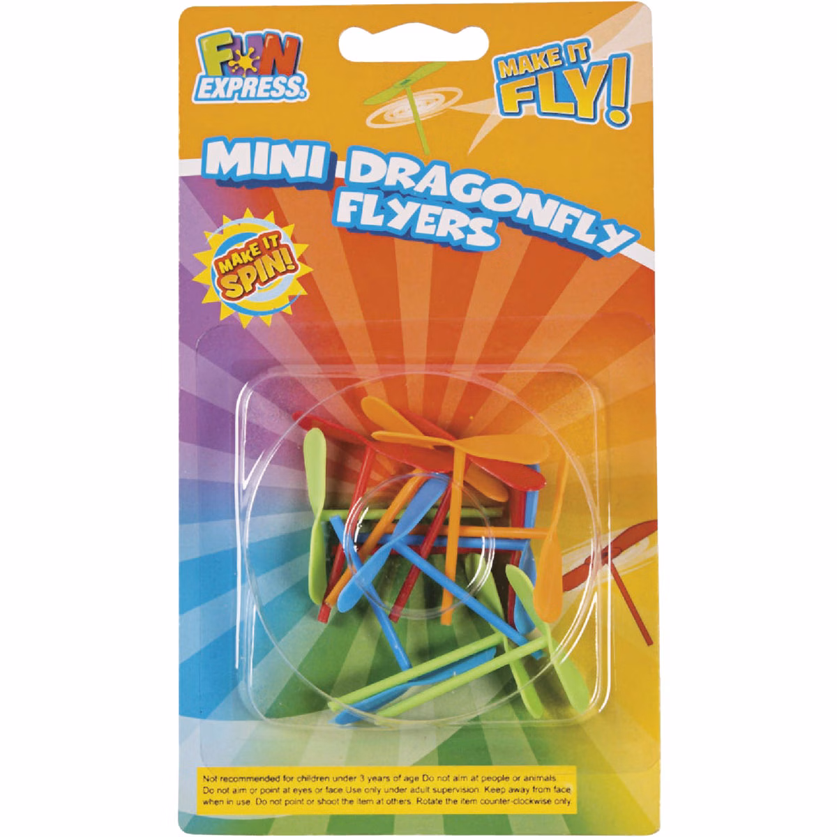 Fun Express Mini Dragonfly Flyers (12-Pack)