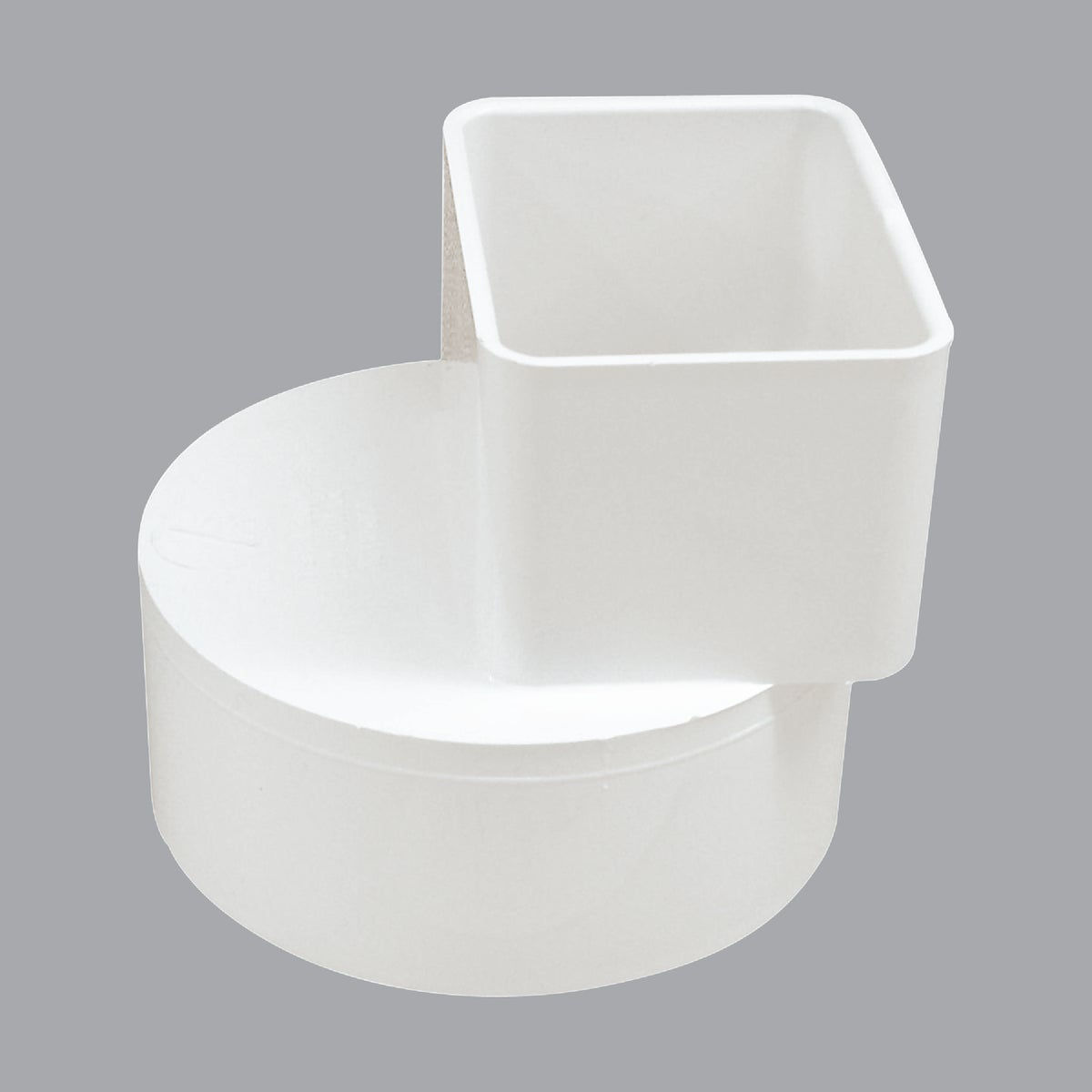 IPEX 2 In. x 3 In. Downspout to 4 In. PVC Pipe Offset Adapter