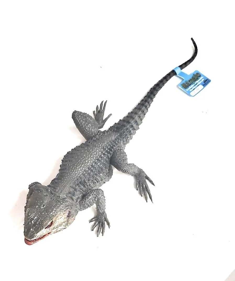Mamejo Nature 12″ Grey Spiny Lizard Toy Figure