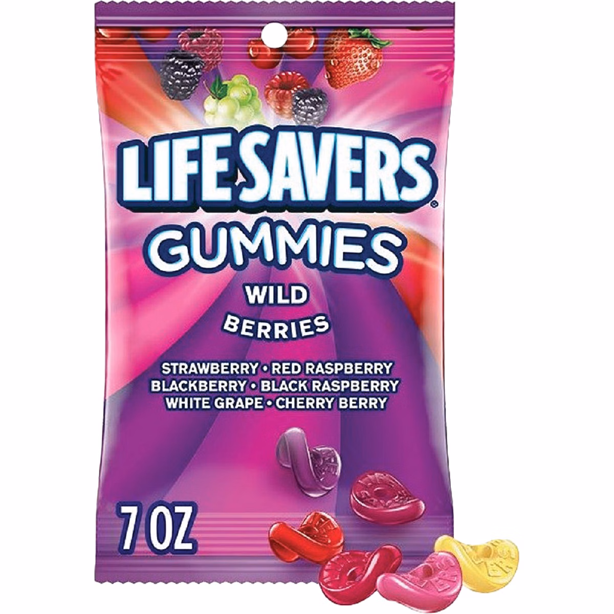 Life Savers 7 Oz. Wild Berries Gummies Candy