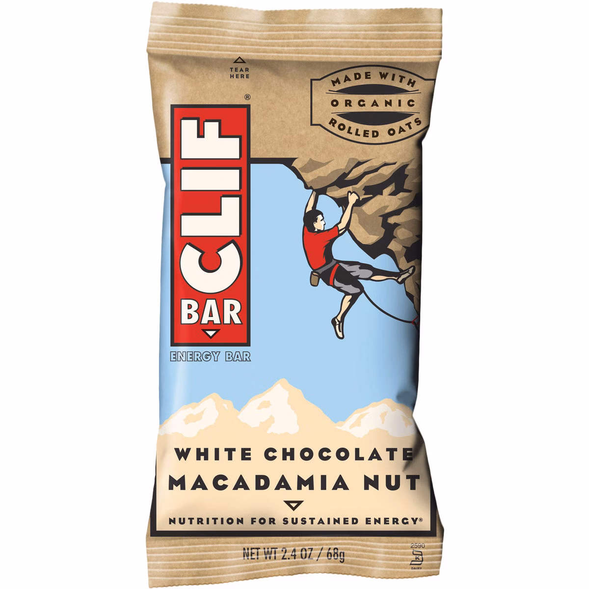 Clif Bar White Chocolate 2.4 Oz. Energy Nutrition Bar