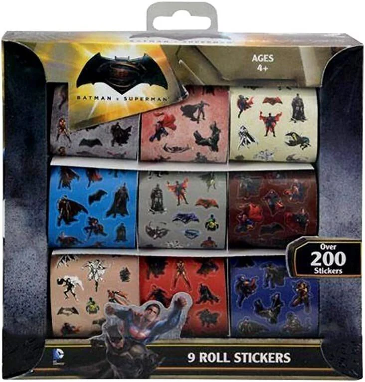 Superman vs Batman Sticker Pack