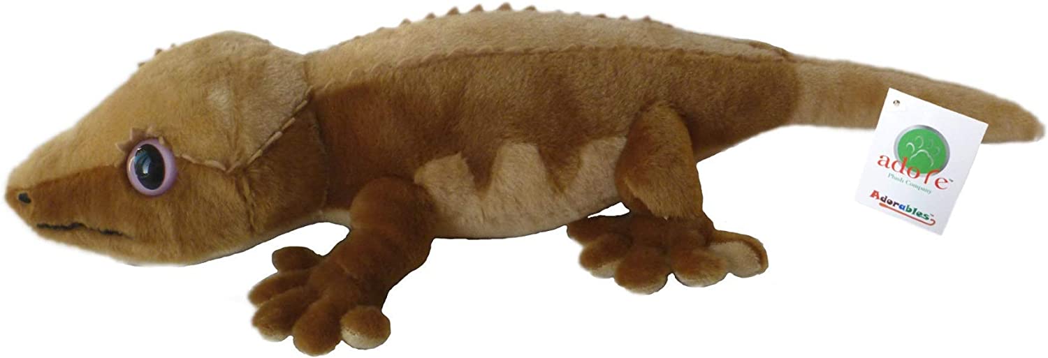 Adore Plush Company Lashes the Crested Gecko Plush Toy 20″