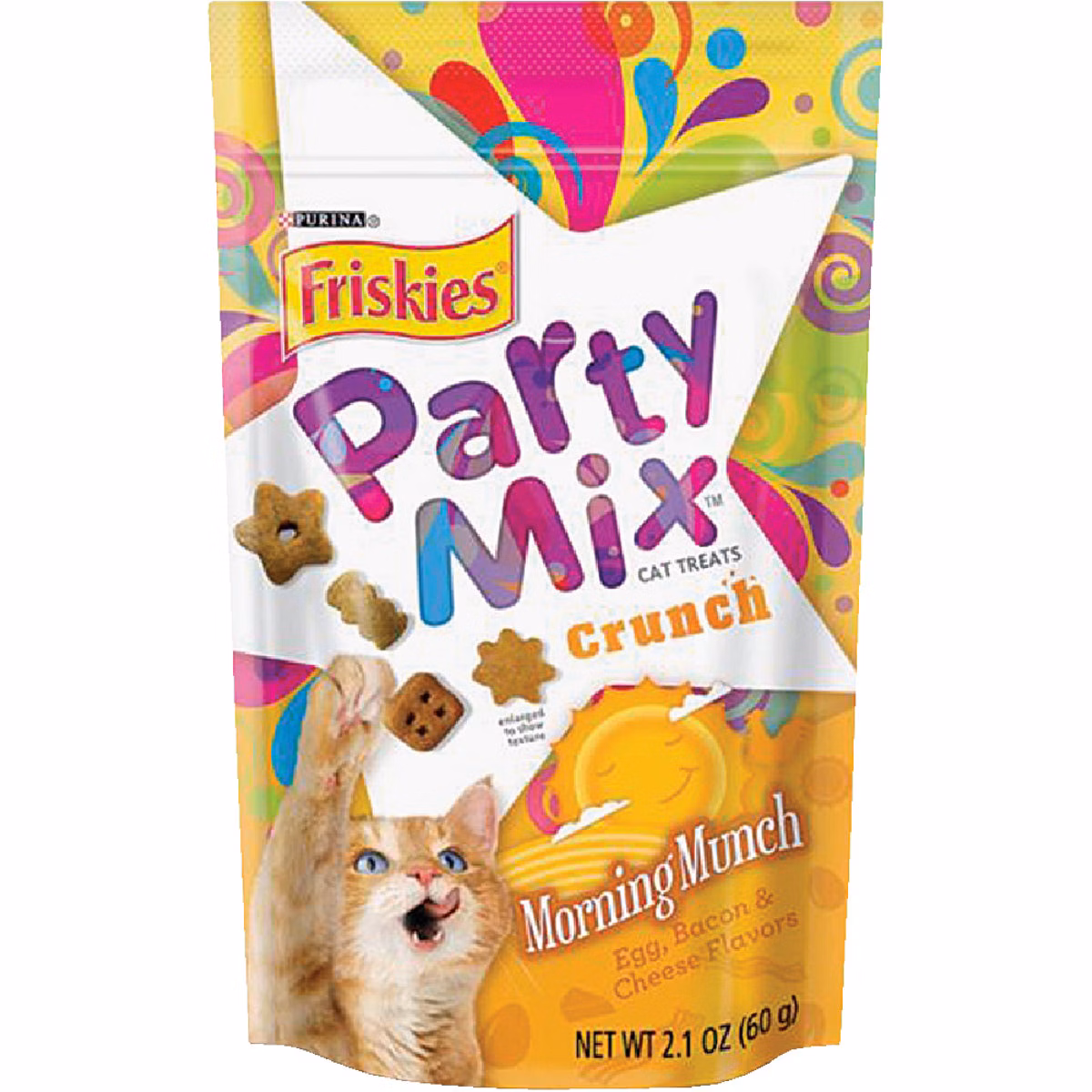 Purina Party Mix Morning Munch-Egg, Bacon, & Cheese 2.1 Oz. Cat Treat