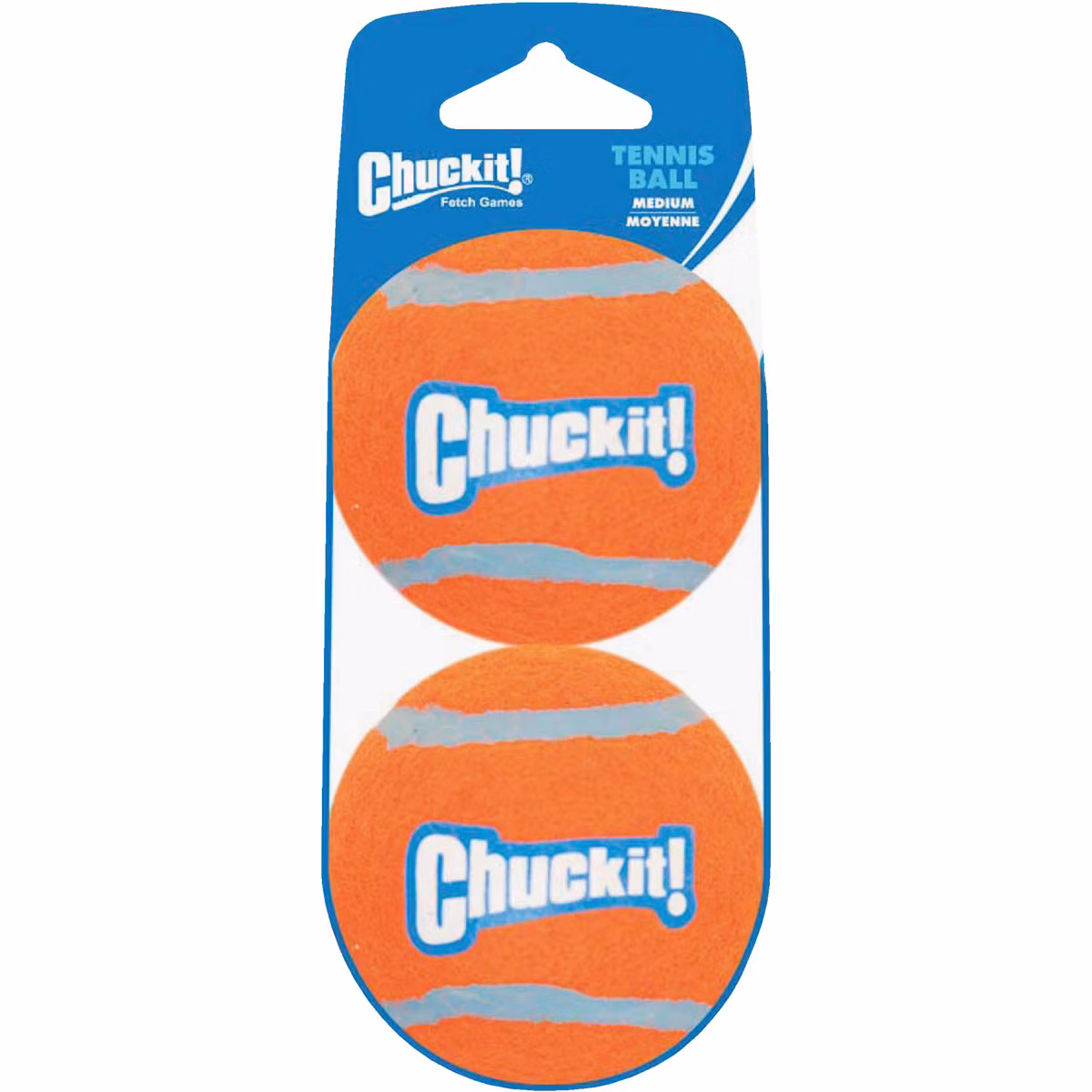 Petmate Chuckit Medium Tennis Ball Dog Toy (2-Pack)