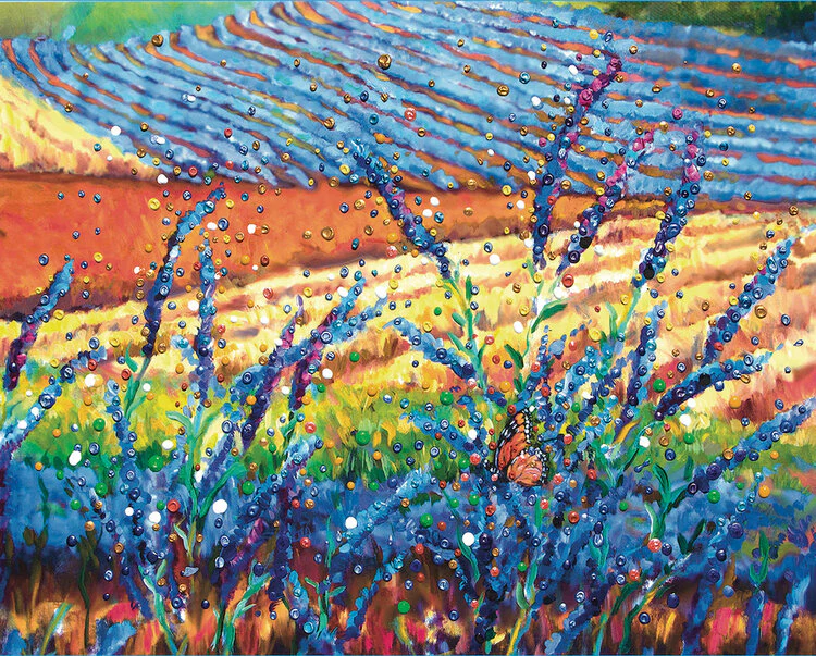 Puzzles with Hart  “Lavender Fields” by Julia Watkins 1000 Pieces