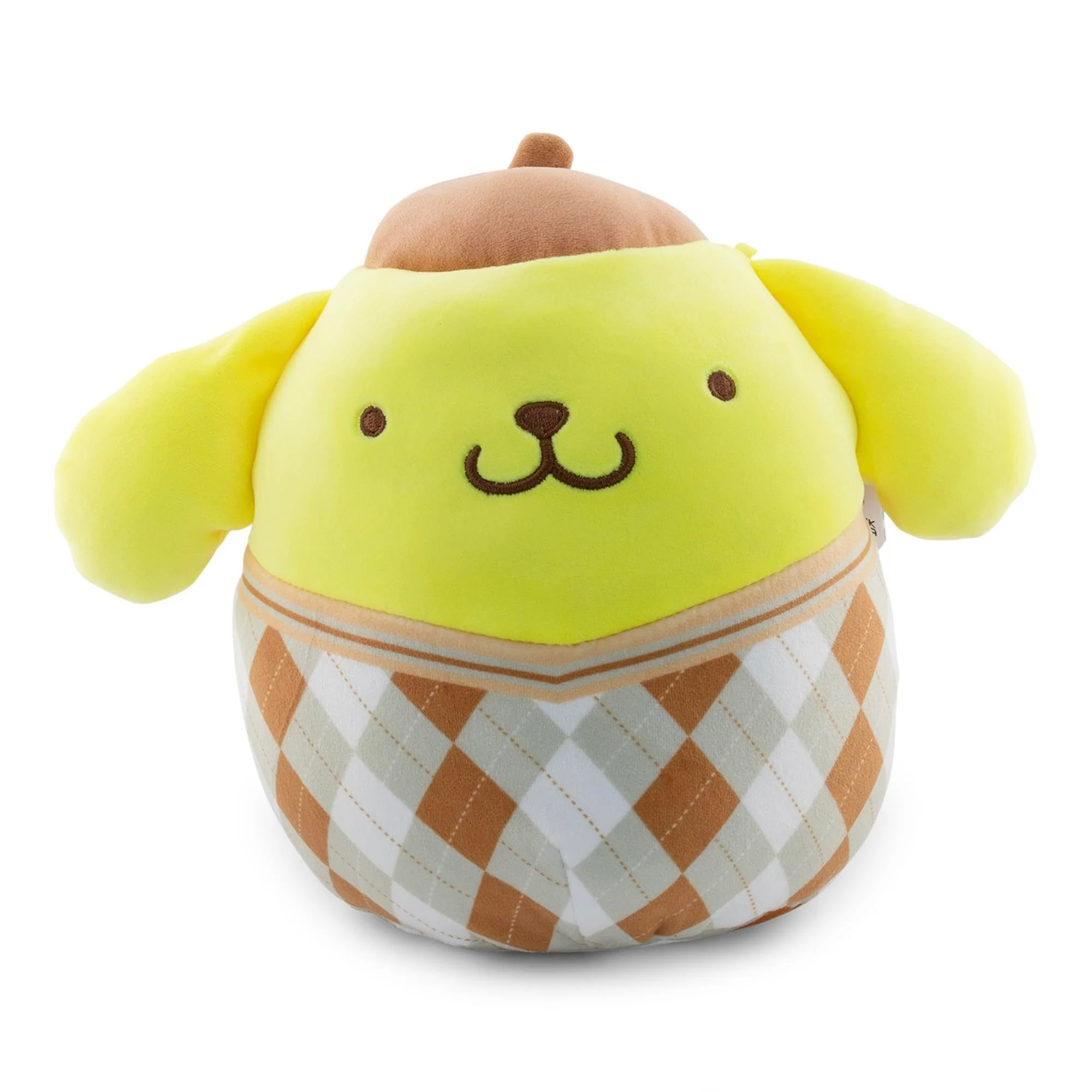 Squishmallow 8″ Sanrio Plaid Pompompurin