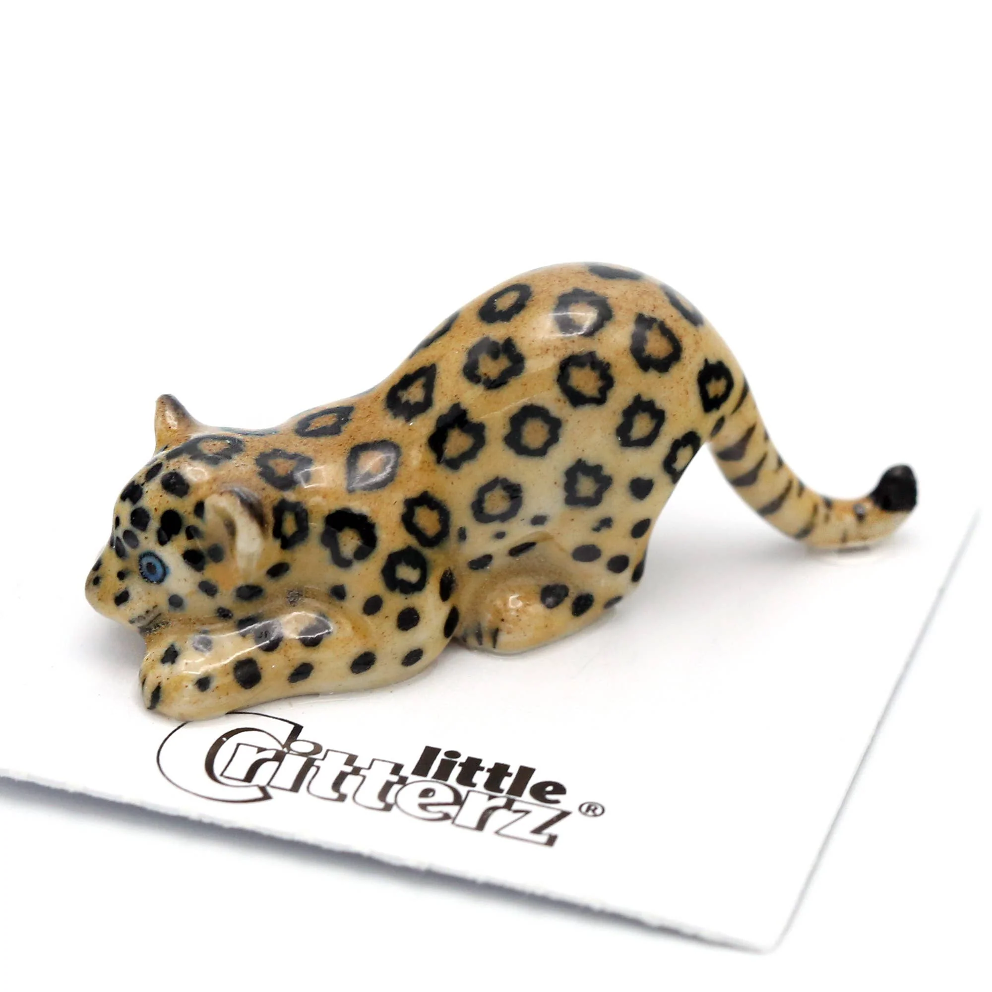 Little Critterz “Amazon” Jaguar Cub Porcelain Miniature