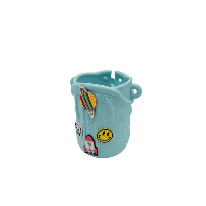 Coco Caps Charms Insulated Sleeve for Thermal Bottles with Strap Blue