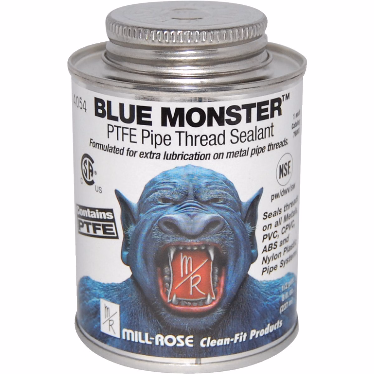 BLUE MONSTER 4 Fl. Oz. White Industrial Grade PTFE Thread Sealant