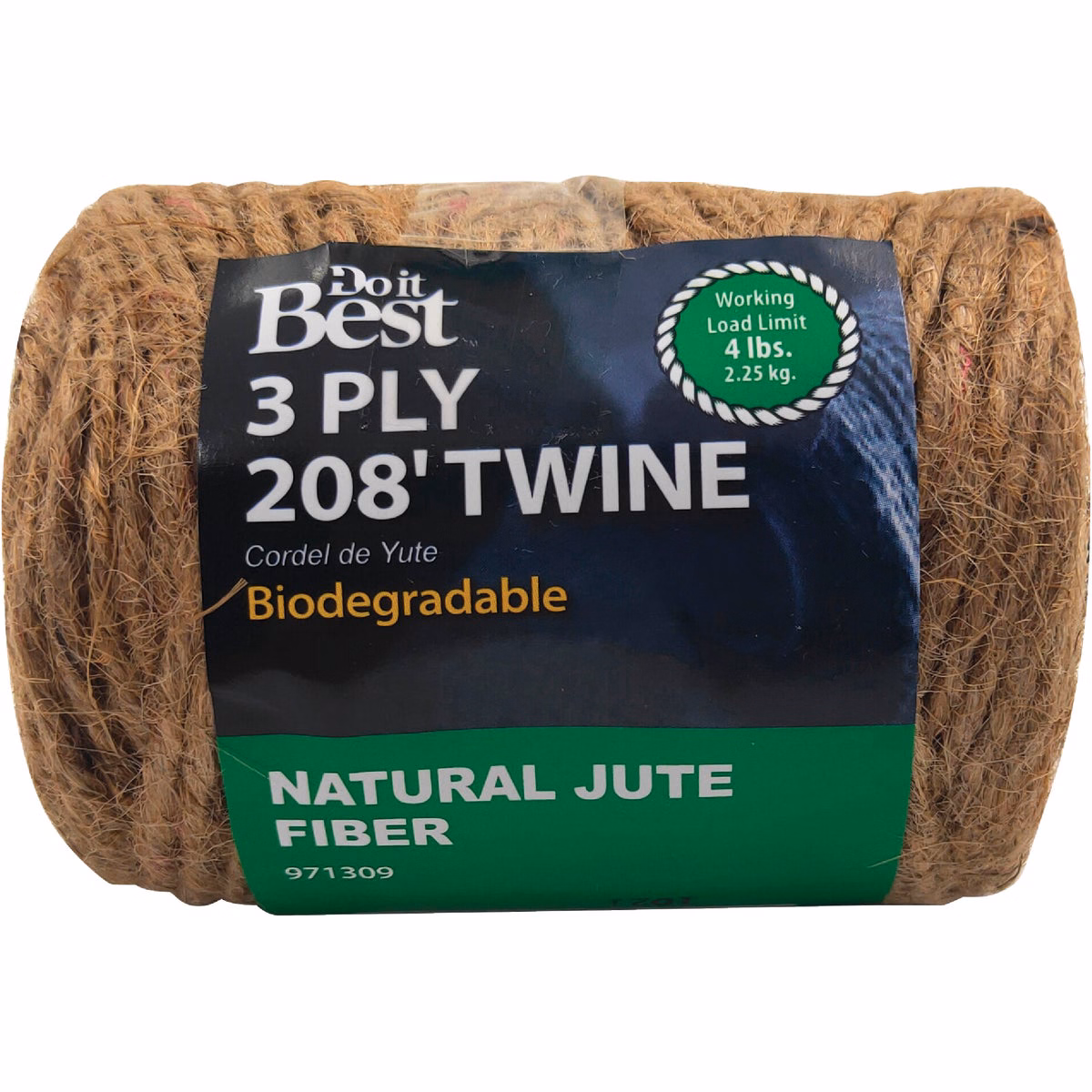Do it Best 3-Ply x 208 Ft. Brown Jute Biodegradable Twine