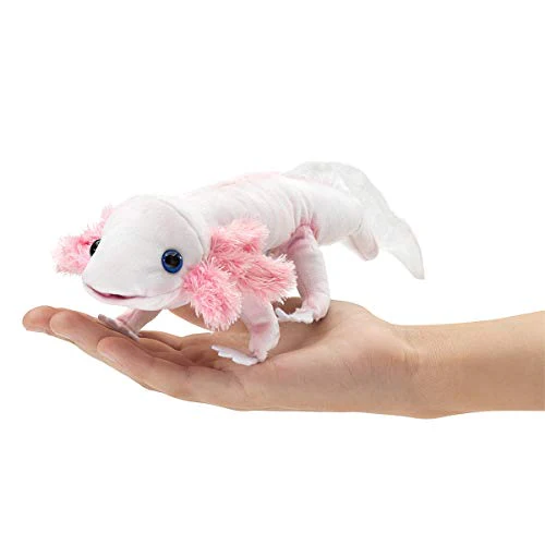 Hand Puppet – Folkmanis – Axolotl New Soft Doll Plush 3152