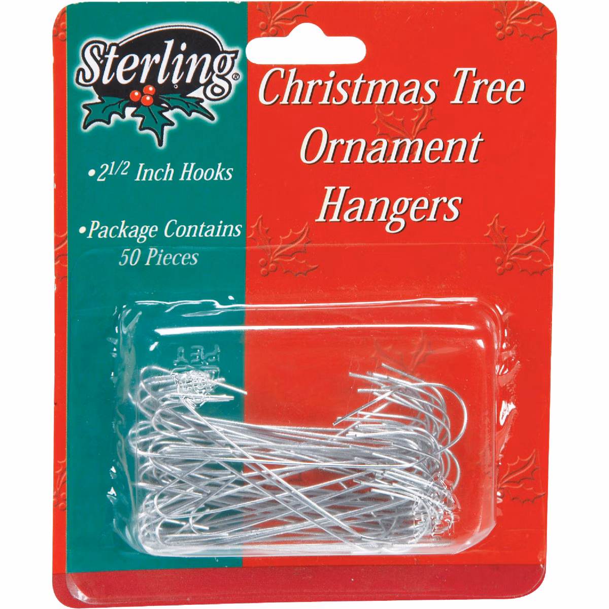 Sterling 2-1/2 In. Silver Christmas Ornament Hooks