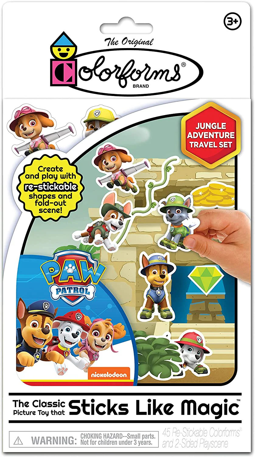 Colorforms Stick Like Magic Paw Patrol Travel Set