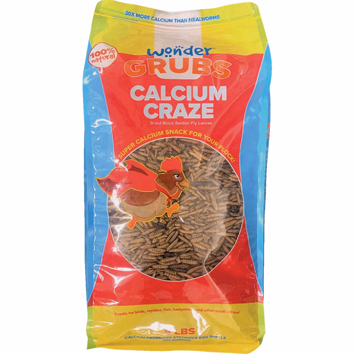 Wonder Grubs Calcium Craze 5 Lb. Black Soldier Fly Larvae