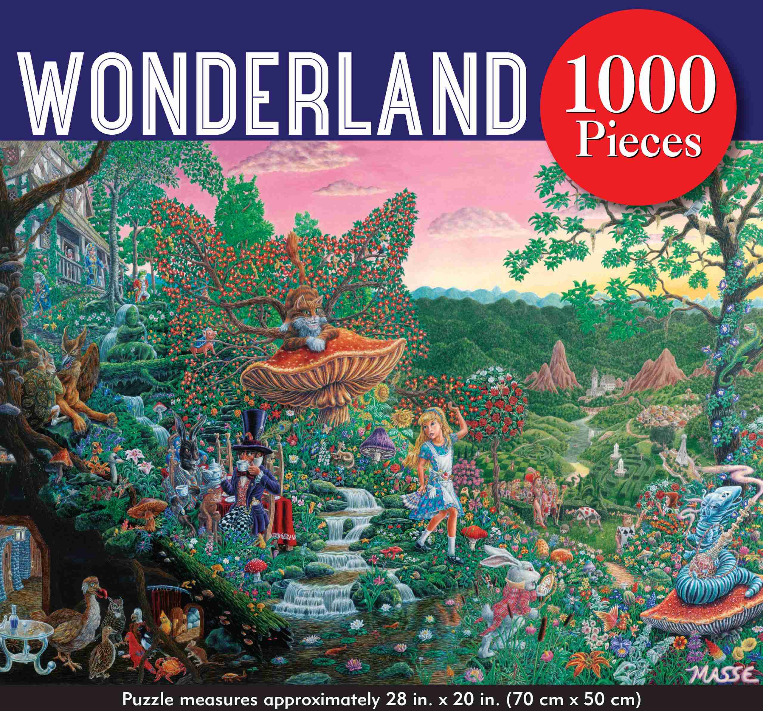 Peter Pauper Press 1000 Piece Wonderland Puzzle