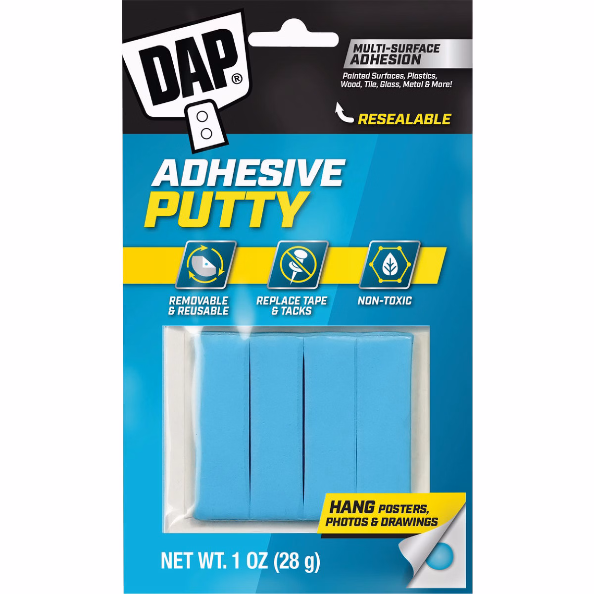DAP RapidFuse Blue Stik 1 Oz. Blue Reusable Adhesive Putty