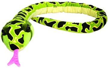 Petting Zoo 54″  Wild Onez Green Python Stuffed Animal Snake
