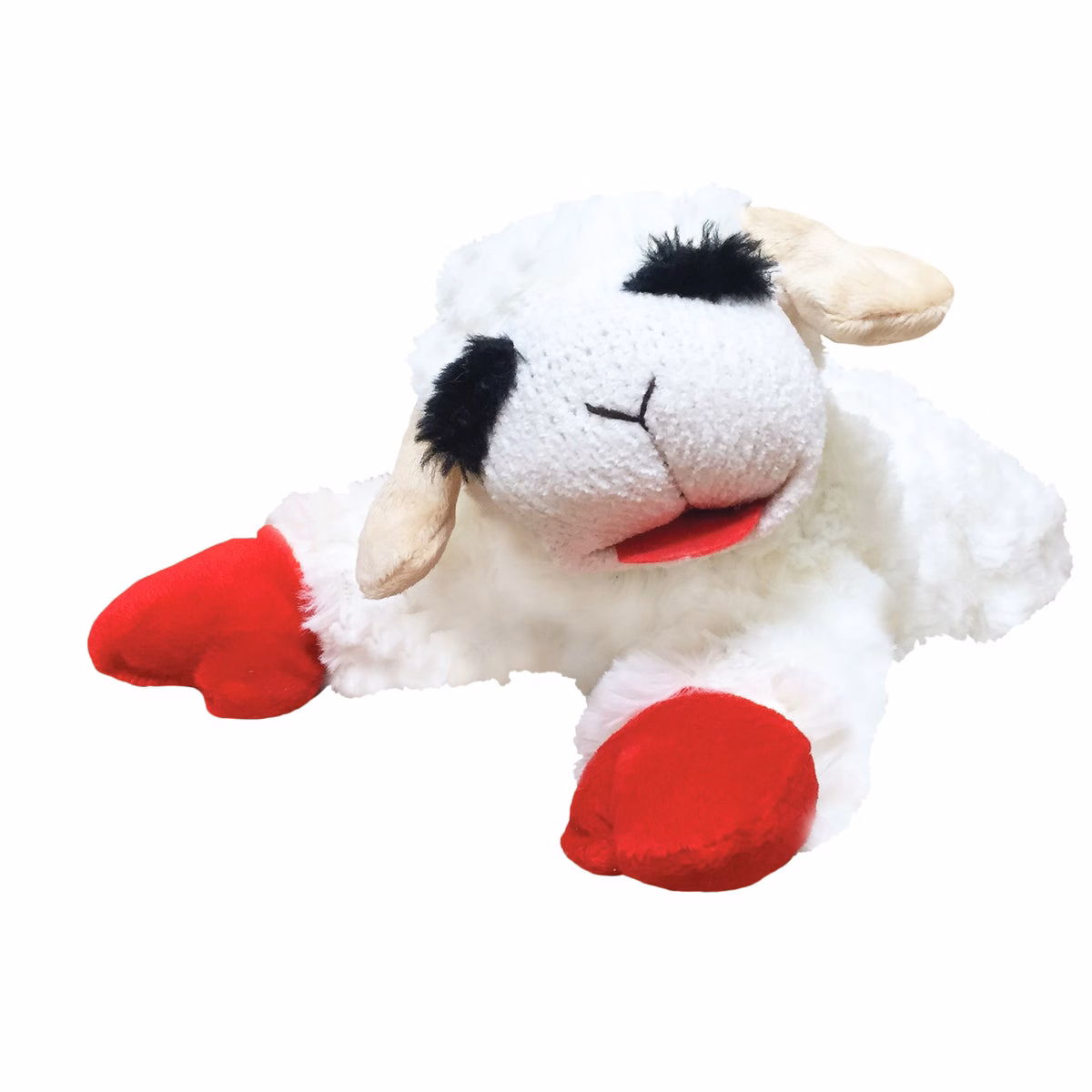 Multipet 10.5 In. Plush Lamb Chop Dog Toy