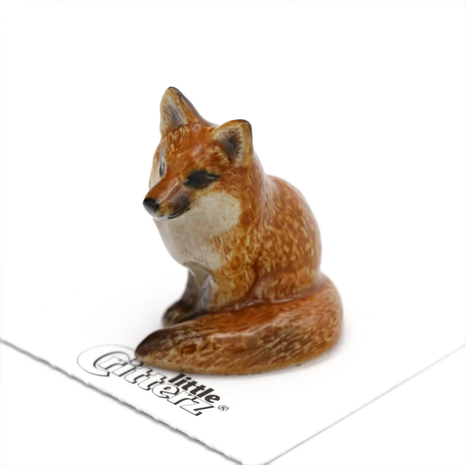 Little Critterz “Brush” Red Fox Sitting