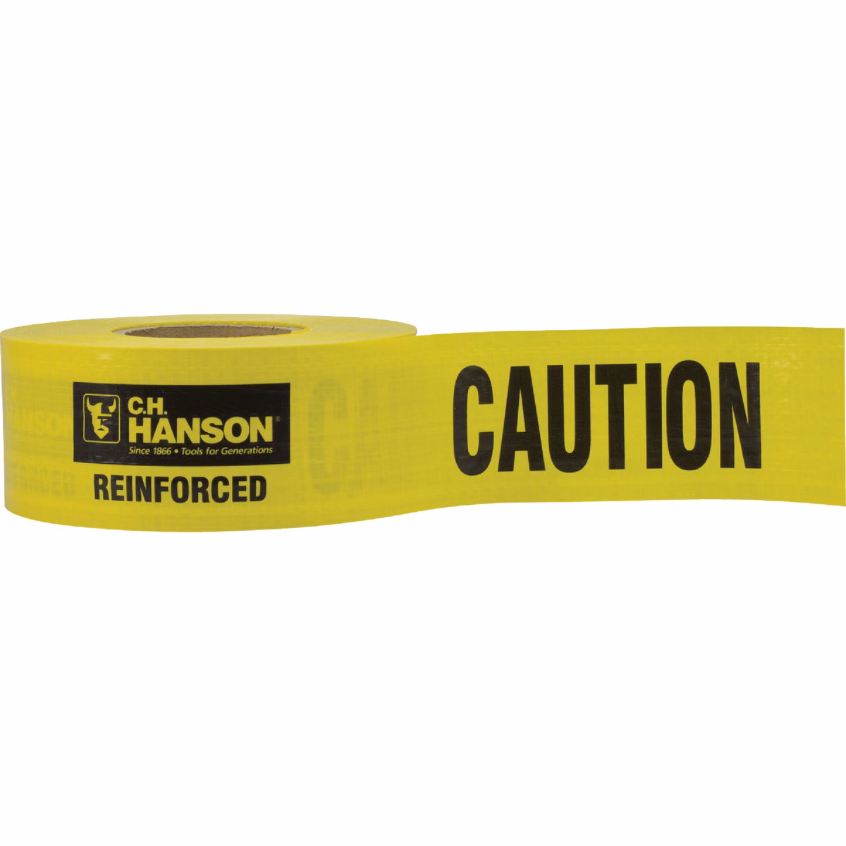 C.H. Hanson 3 In. x 500 Ft. 5 mil Reinforced Caution Tape