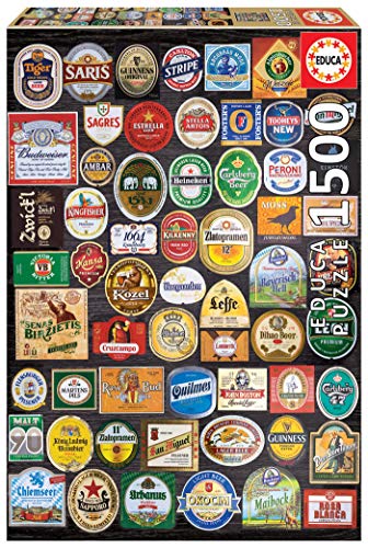 Educa 1500 Piece Beer Labels Puzzle
