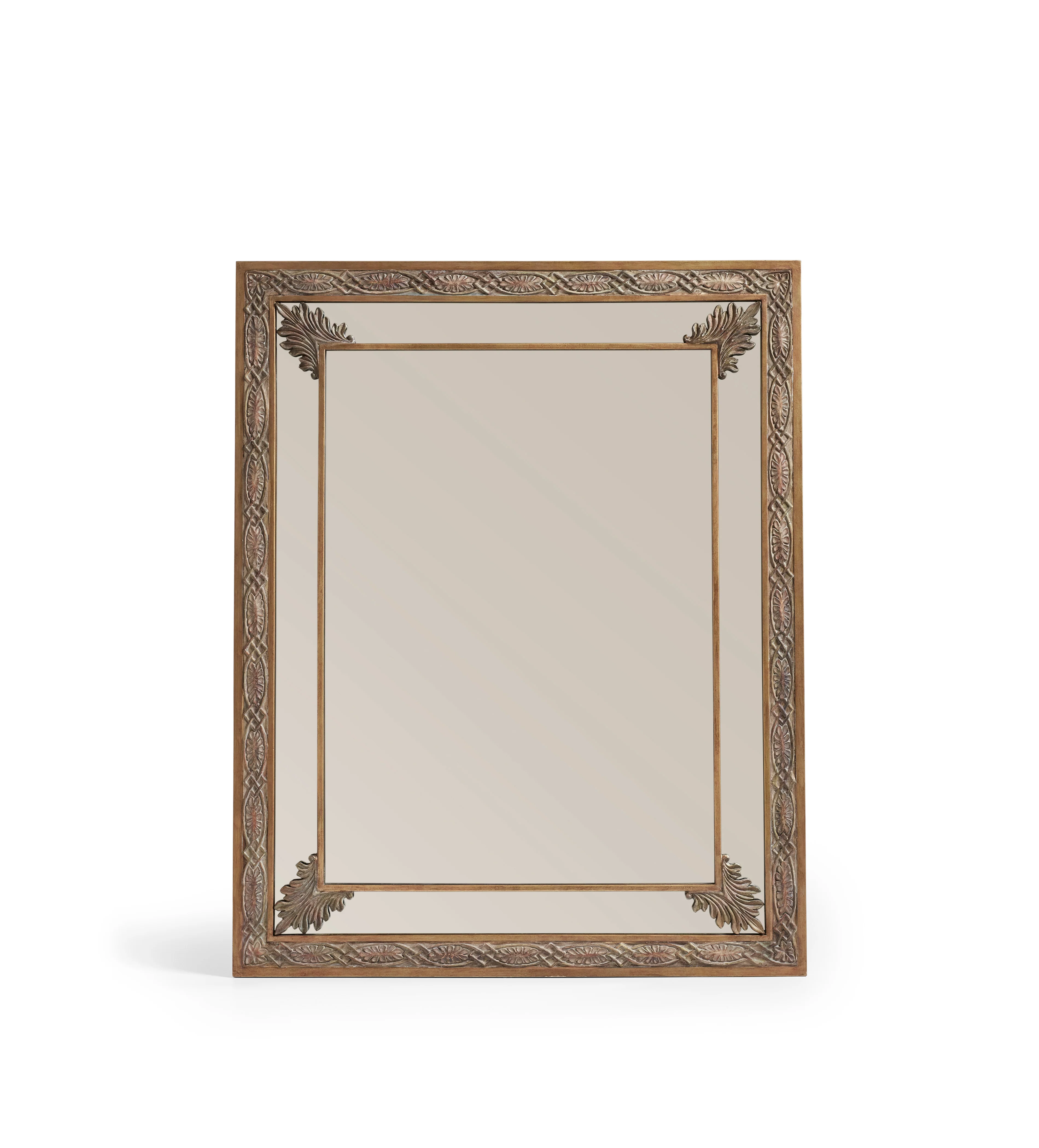 Adornato Mirror – Antique Brass