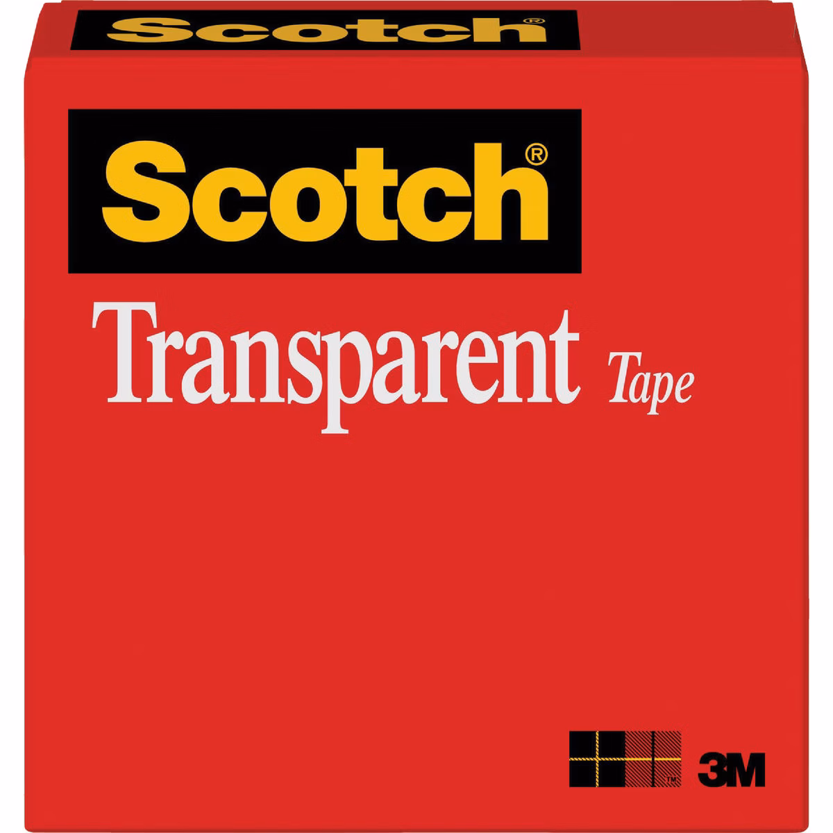 Scotch Transparent Tape Refill, 1/2 In. x 1296 In.