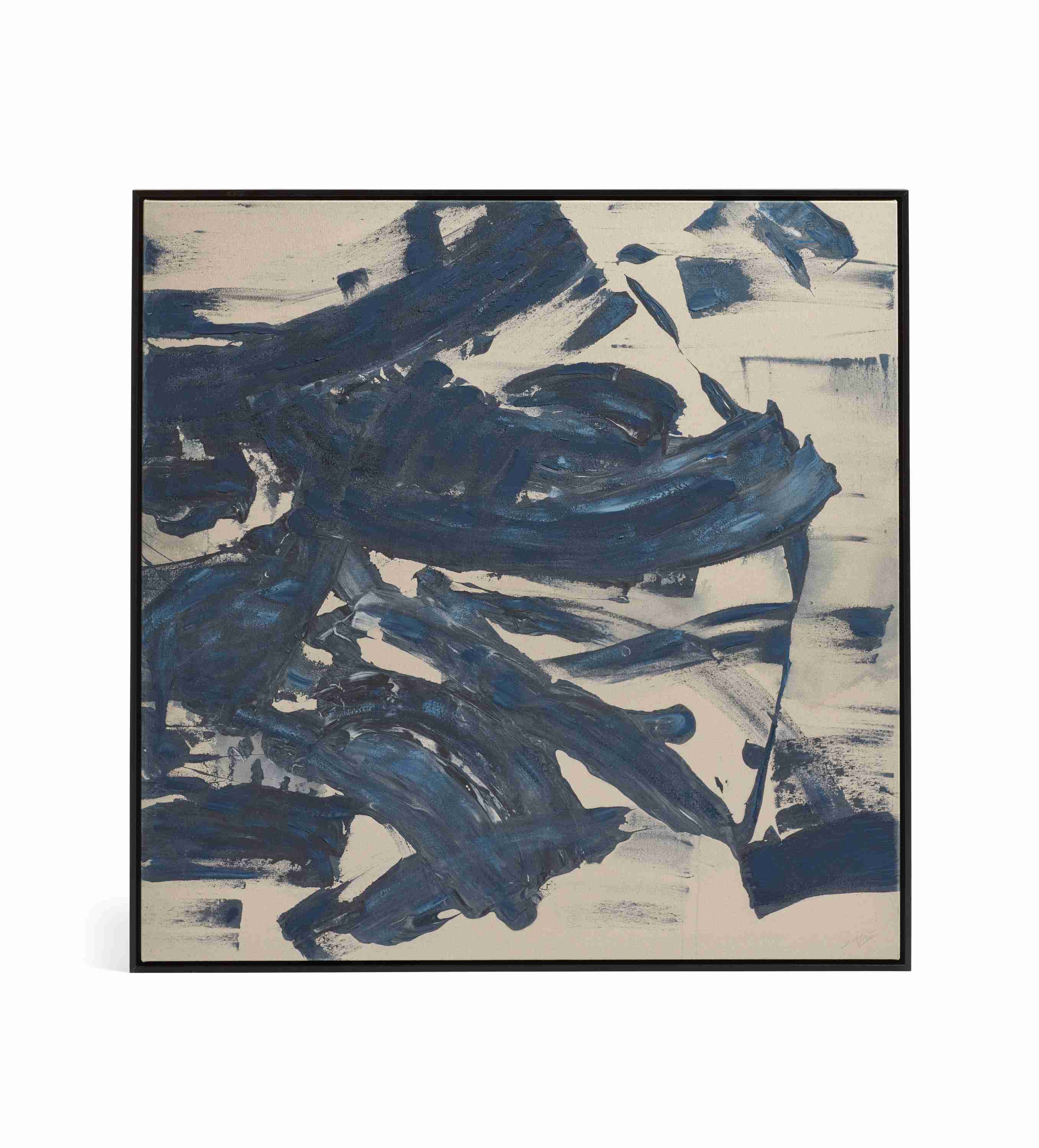 Akili Framed Wall Art – Dark Blue