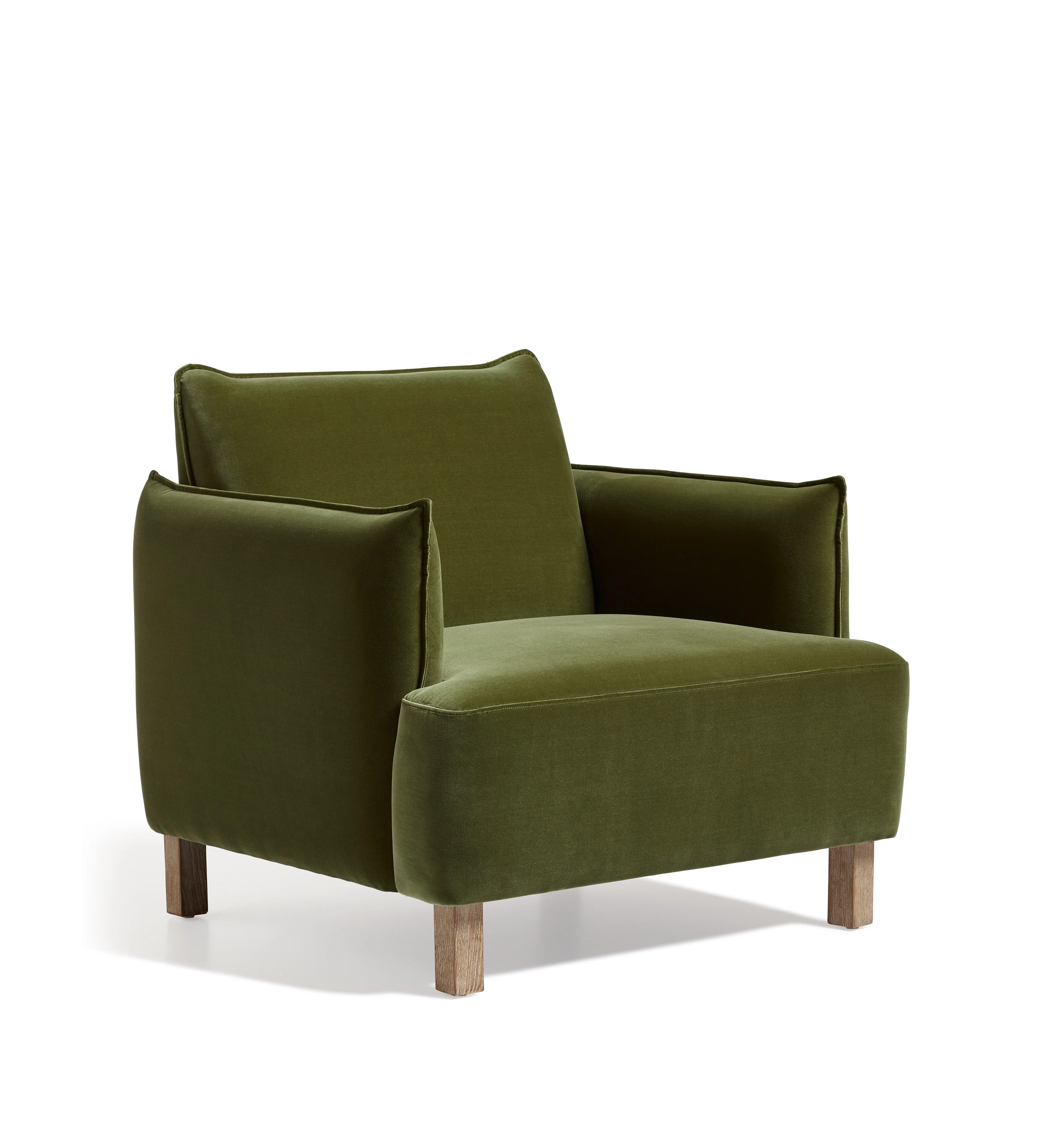 Alora Velvet Armchair – Spruce