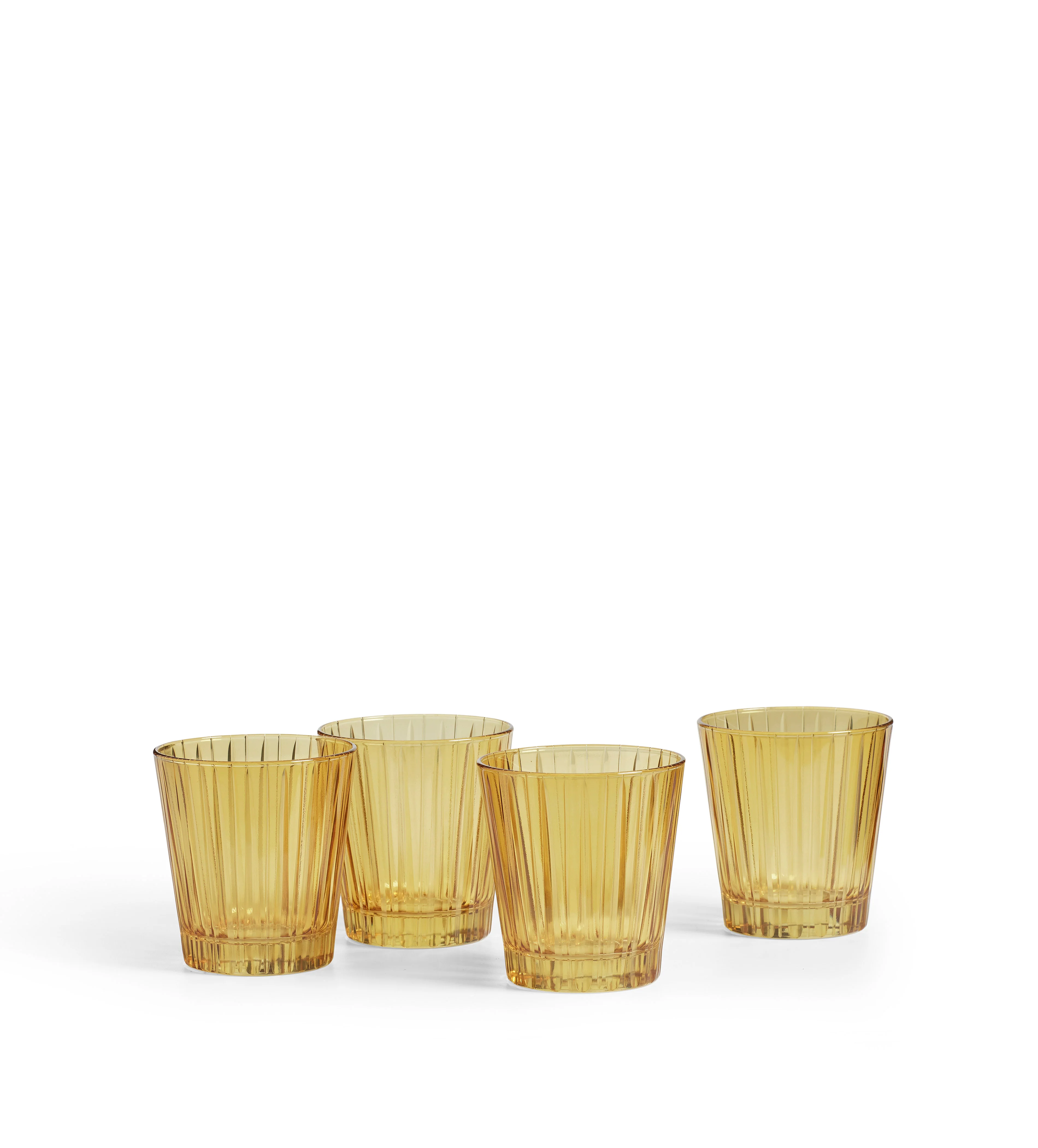 Ampelos Tumblers – Set of Four – Amber