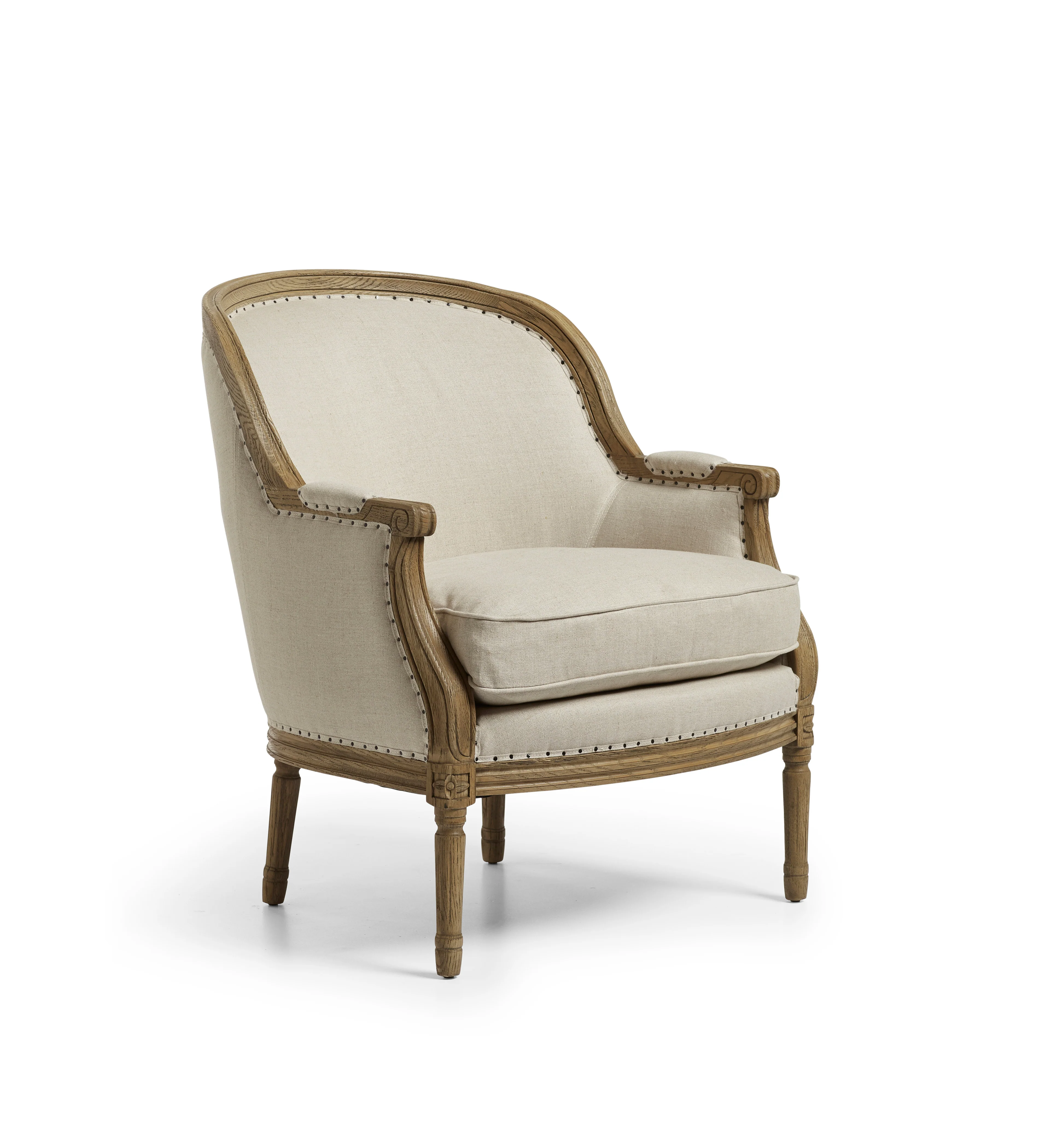 Arbre Linen Armchair – Natural Linen