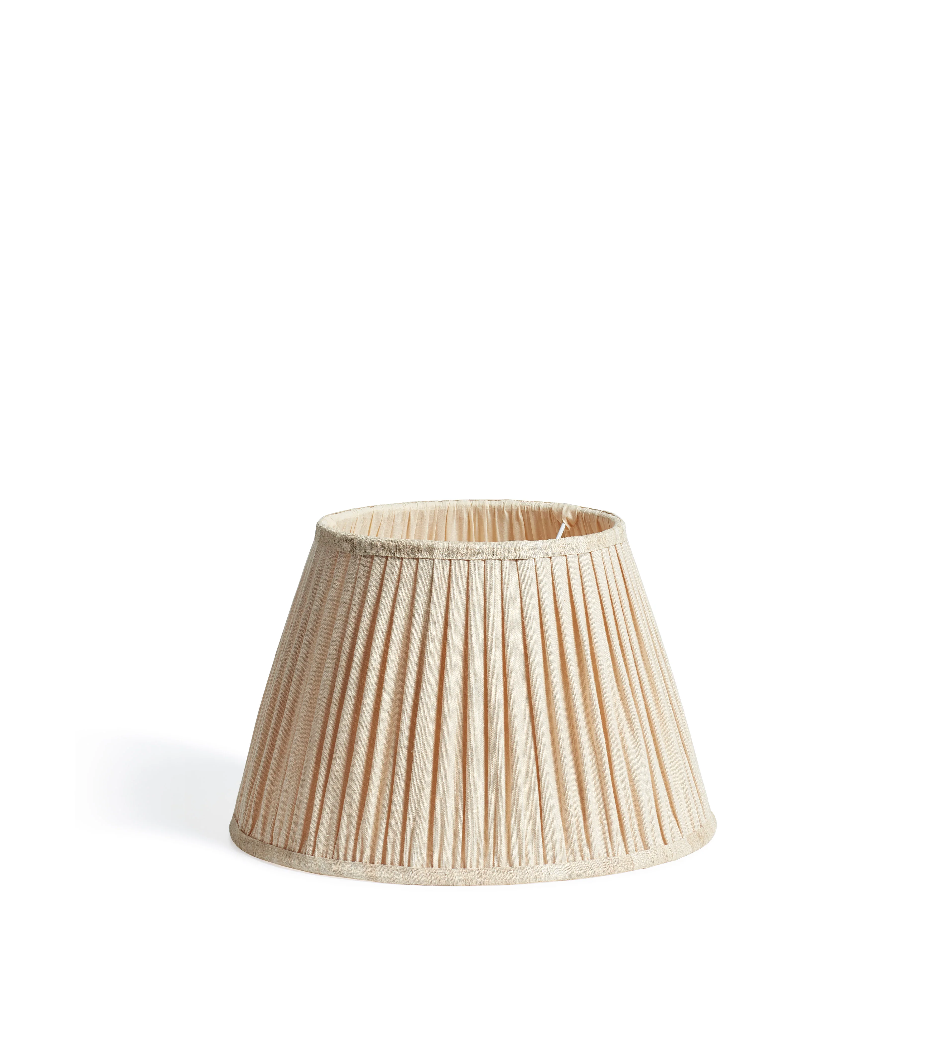 Archibald Pleated Linen Lampshade 35cm – Oyster