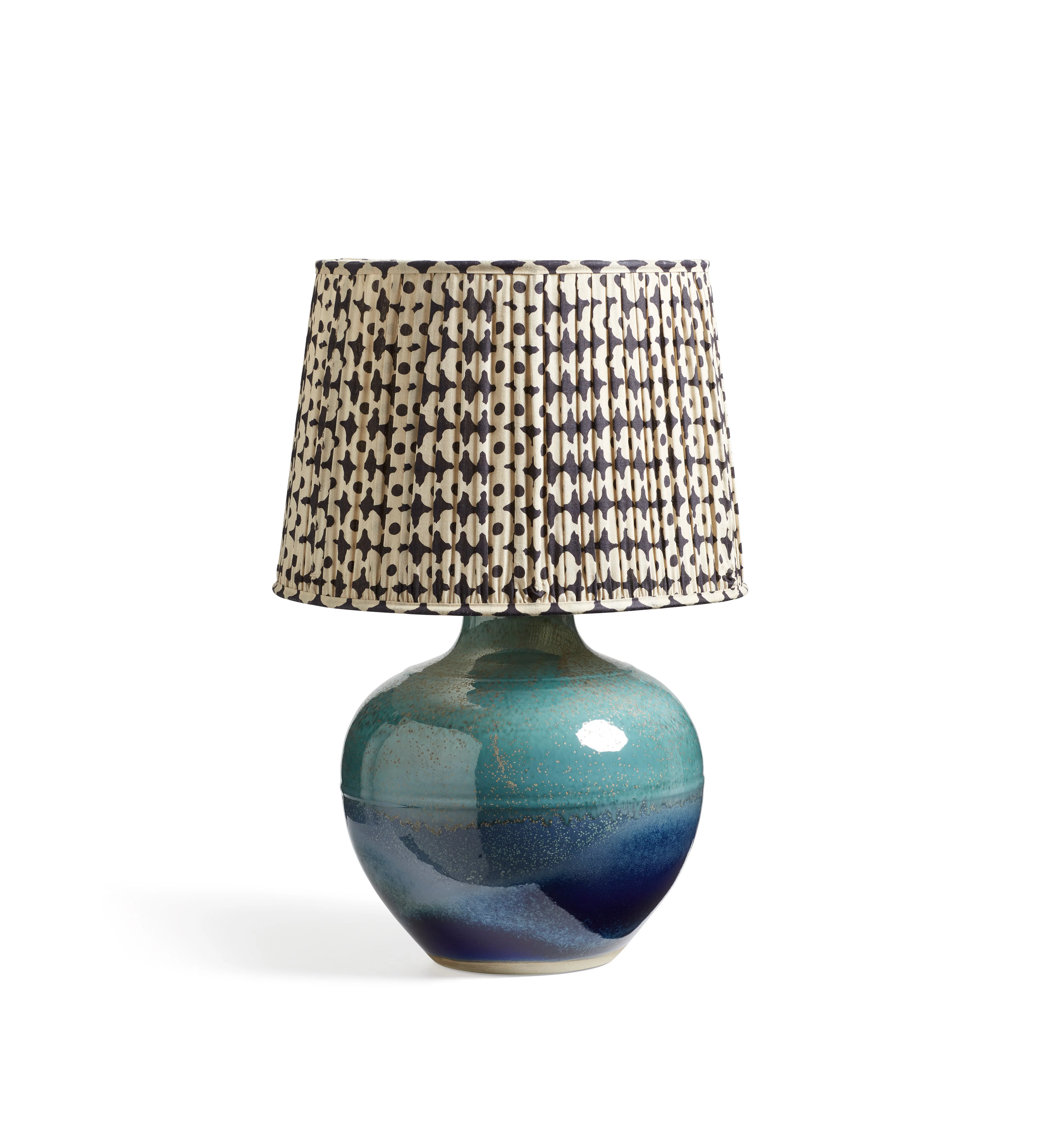 Asteria Table Lamp Base – Marine Blue