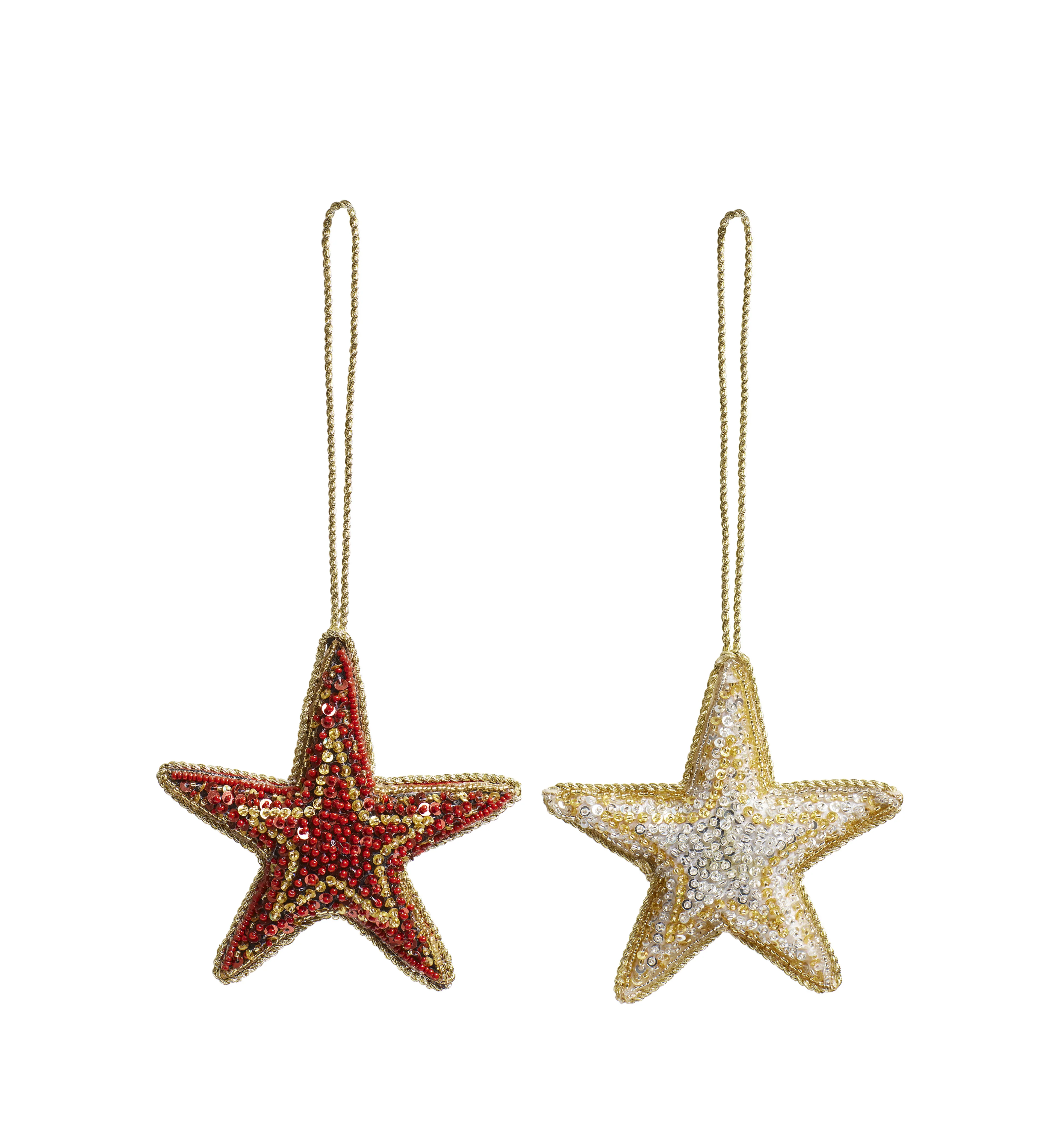 Astrum Star Hanging Decorations Pair – Multi