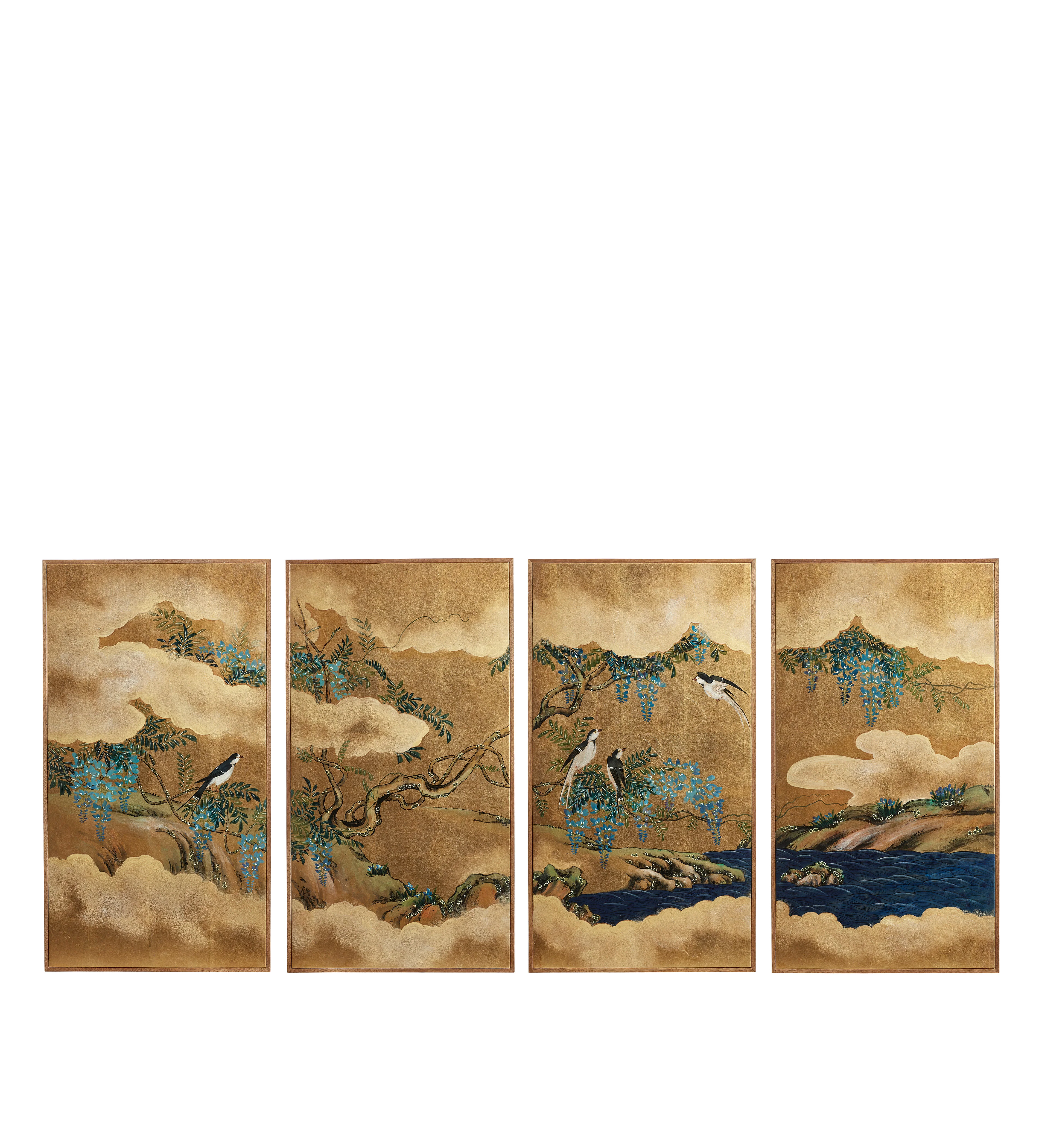 Avesco Wall Art Panels – Set of Four – Multi