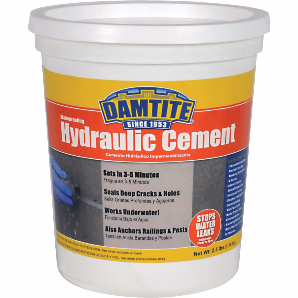 Damtite 2.5 Lb. Tub Hydraulic Cement