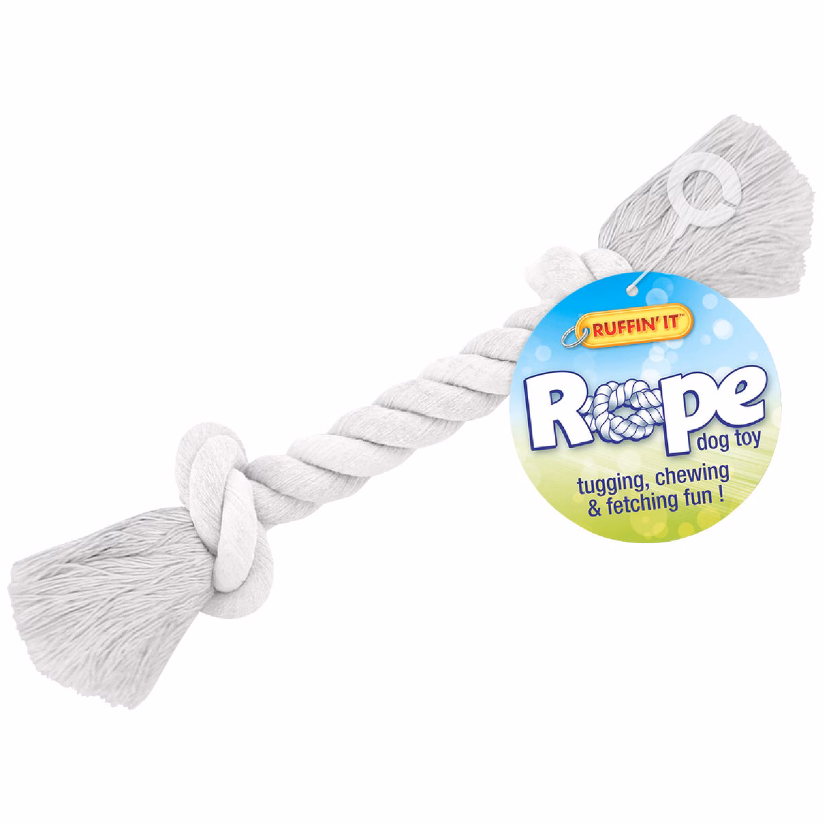 Westminster Pet Ruffin' it Medium White Rope Tug Dog Toy
